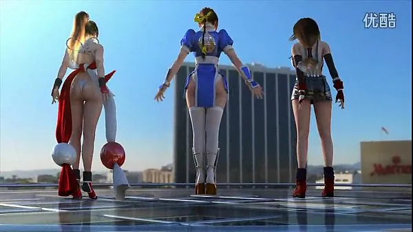 HD Animation hot dance Dance Shiranui, Tifa and Kasumi krachtige films