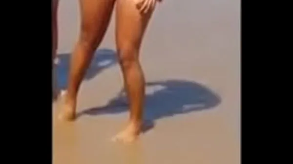 HD Filming Hot Dental Floss On The Beach - Pussy Soup - Amateur Videos ภาพยนตร์ที่ทรงพลัง