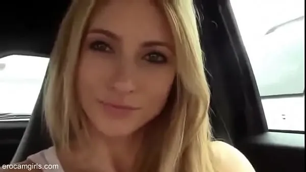 HD Blondy hot girl gone wild and Masturbating in the car power Movies