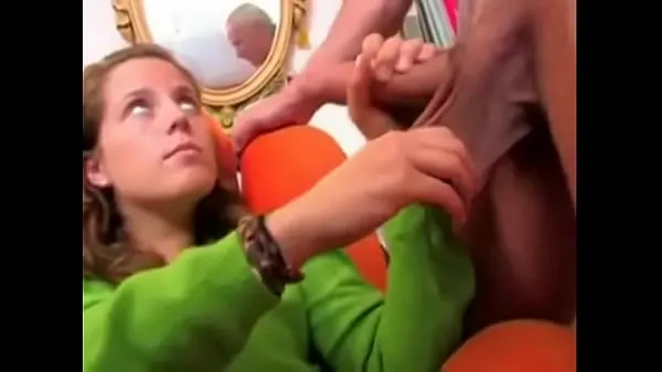 HD step daughter jerks off her power Movies