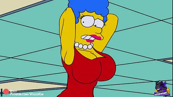 HD Marge Simpson tits kraftfulle filmer