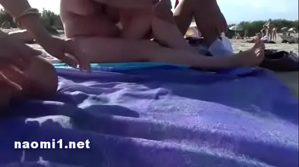 Filmy HD public beach cap agde by naomi slut o mocy