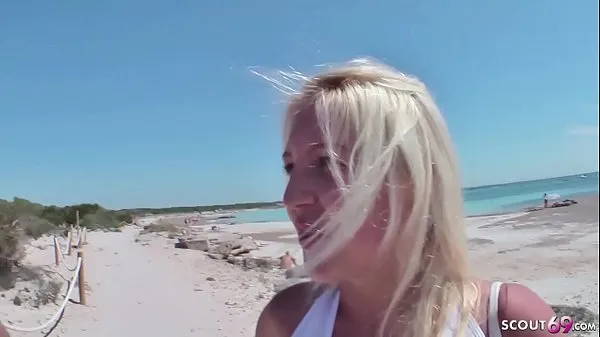HD German Blond 18yr old Teen Seduce to Fuck at Beach of Malle power Movies