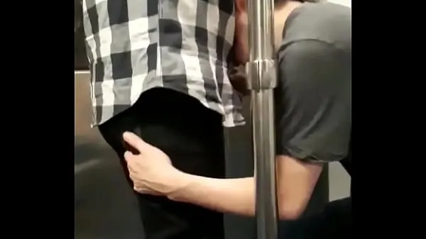 HD boy sucking cock in the subway power-film