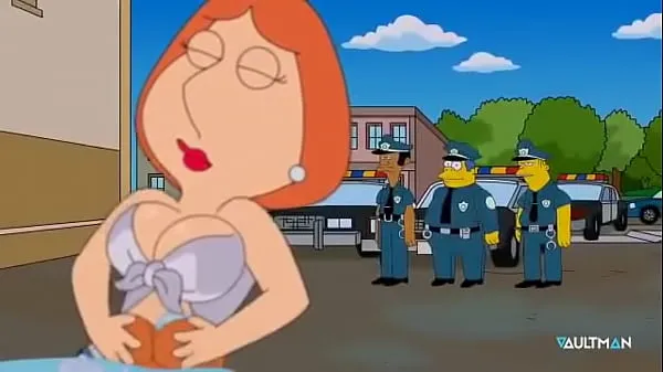 أفلام عالية الدقة Sexy Carwash Scene - Lois Griffin / Marge Simpsons قوية
