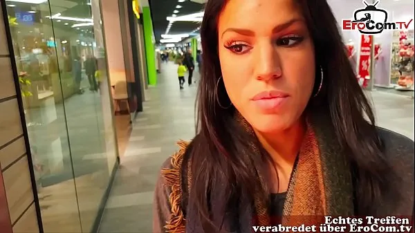 HD German amateur latina teen public pick up in shoppingcenter and POV fuck with huge cum loads power-film