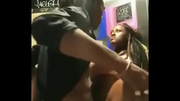 HD Ebony couple quick in the club toilet power Movies