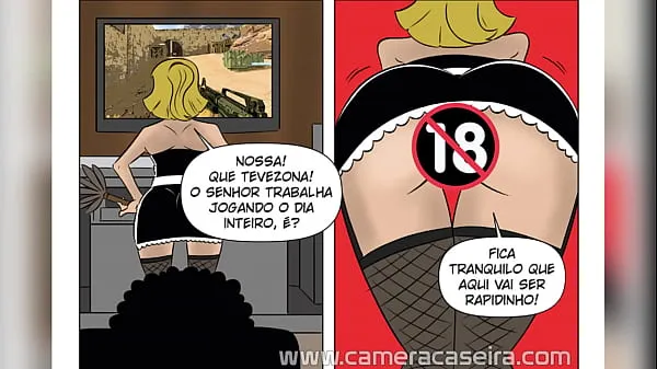 Ταινίες HD Comic Book Porn (Porn Comic) - A Cleaner's Beak - Sluts in the Favela - Home Camera power