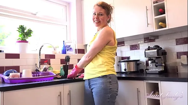 HD AuntJudys - 46yo Natural FullBush Amateur MILF Alexia gives JOI in the Kitchen پاور موویز