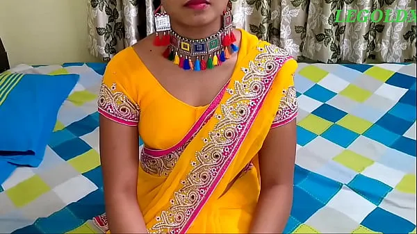 HD What do you look like in a yellow color saree, my dear power Movies
