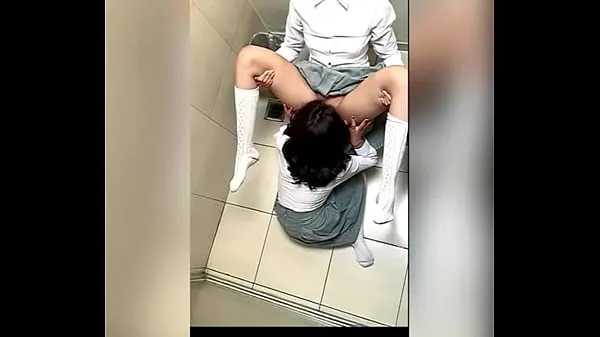 HD Two Lesbian Students Fucking in the School Bathroom! Pussy Licking Between School Friends! Real Amateur Sex! Cute Hot Latinas power Movies