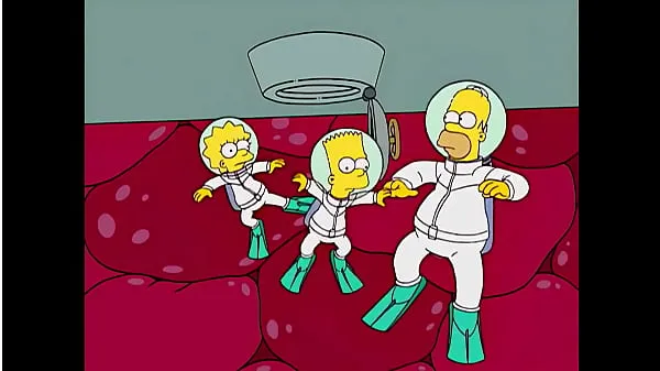 Filmes potentes Homer e Marge tendo sexo subaquático (feito por Sfan) (nova introdução em HD