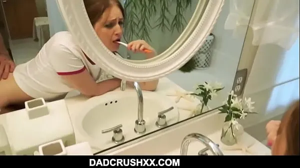 HD Step Daughter Brushing Teeth Fuck güçlü Filmler