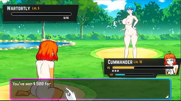 HD Oppaimon [Pokemon parody game] Ep.5 small tits naked girl sex fight for training memperkuat Film
