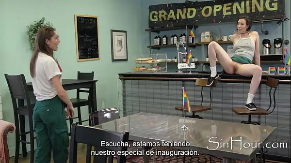 HD Coffee And Cunts- Lesbian Cafe kraftfulle filmer