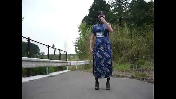 HD レイアヤナシ日本の女装チャイナドレスオナニー パワームービー
