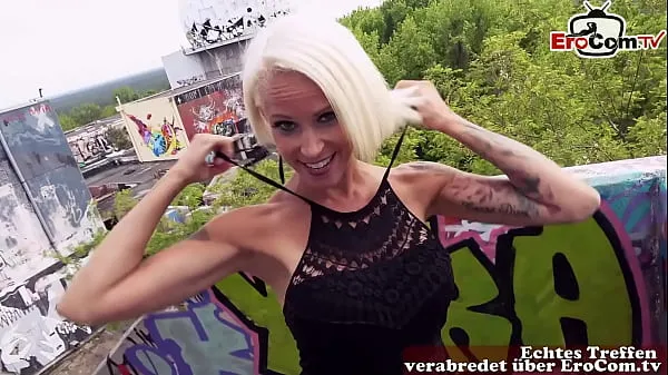 Ταινίες HD Skinny german blonde Milf pick up online for outdoor sex power