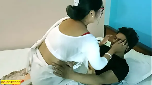 HD Indian sexy nurse best xxx sex in hospital !! with clear dirty Hindi audio power Movies