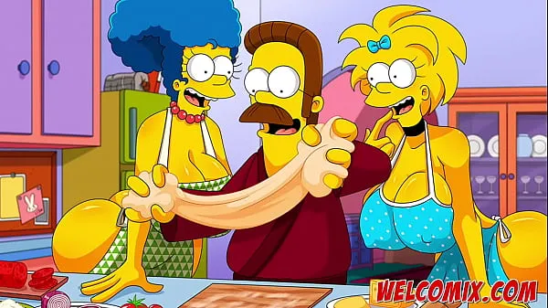HD Orgy with hot asses from the Simpsons memperkuat Film