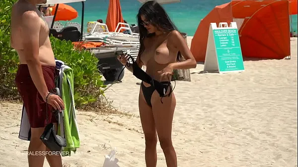 HD Huge boob hotwife at the beach krachtige films