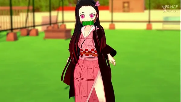 HD Little Nezuko lets out her inner slut with you power Movies