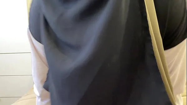 HD Syrian stepmom in hijab gives hard jerk off instruction with talking power Movies