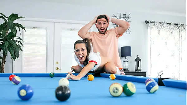 HD Step Siblings Play Pool and Whoever Wins Doesn't Have to Clean for A Month - Fuckanytime پاور موویز
