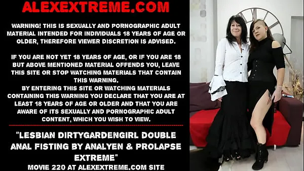 HD Lesbian Dirtygardengirl double anal fisting by AnalYen & prolapse extreme power Movies