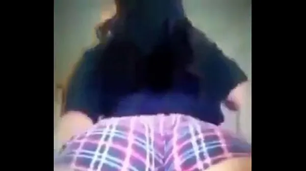 HD Thick white girl twerking power-film